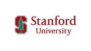 A red and green stanford university logo.
