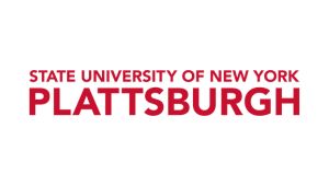 SUNY Plattsburgh logo in red text.